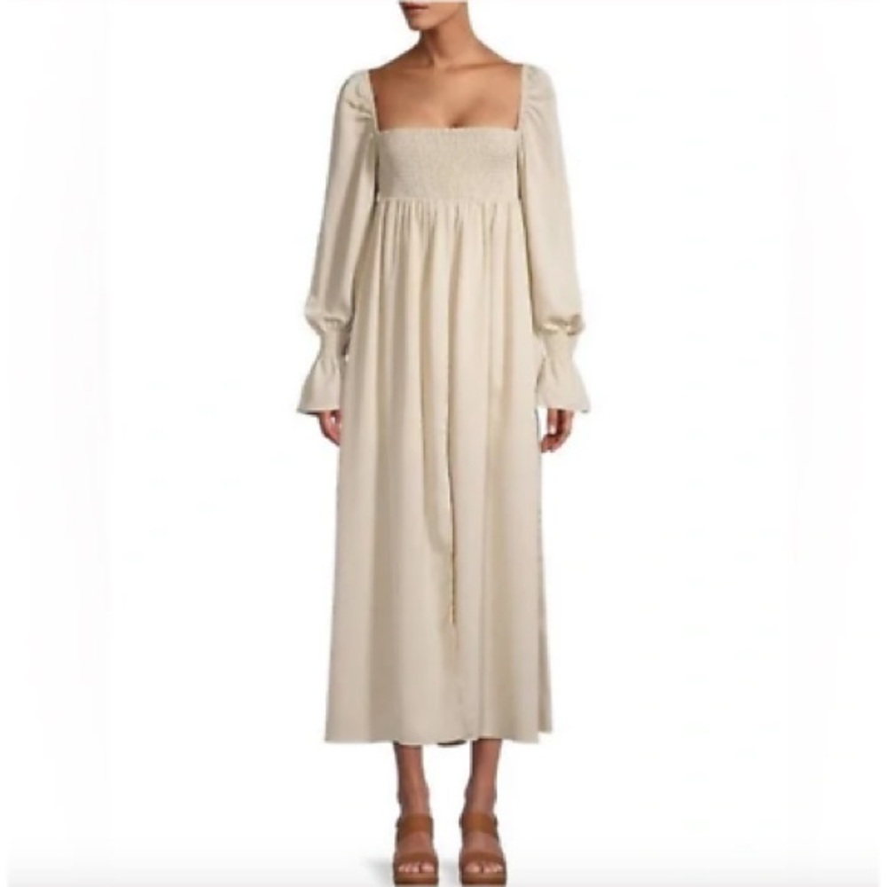 NWT Smocked Maxi Dress - Picture 2 of 6